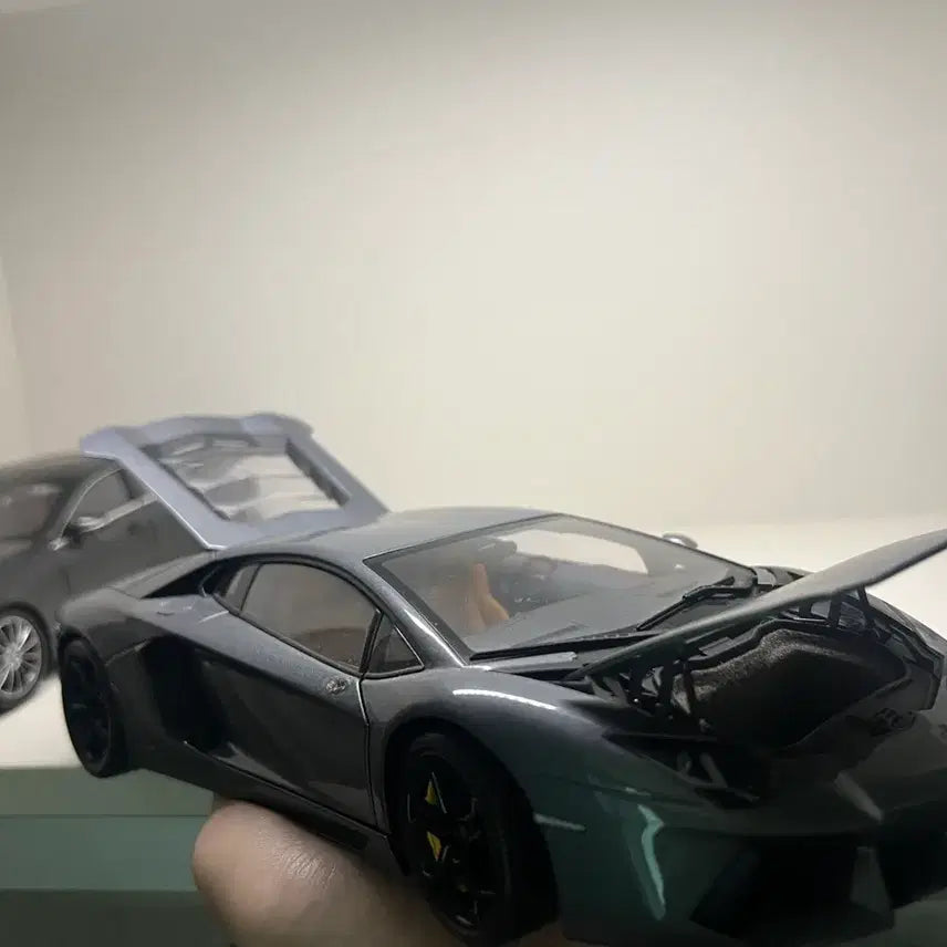 [BUNJANG] Autoart Lamborghini Aventador Gray Diecast Model Car / 1:18 오토아트 람보르기니 아벤타도르 그레이 다이캐스트