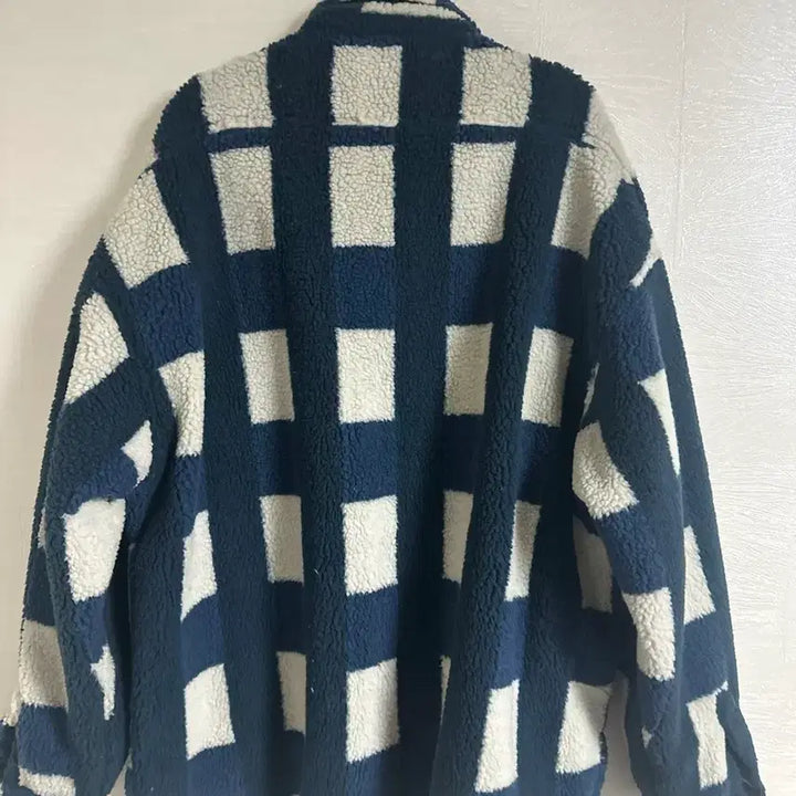 [BUNJANG] Morata Tolkien Checkered Sherpa Padded Jacket XL / Morata Tolkien뽀글이 체크 셔츠 패딩자켓 XL 새상품