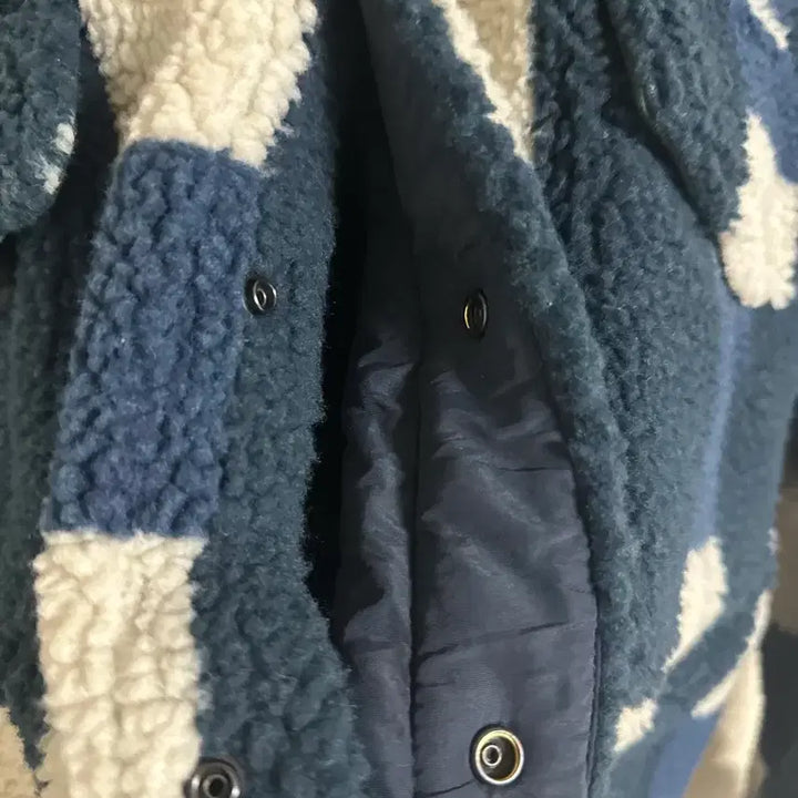 [BUNJANG] Morata Tolkien Checkered Sherpa Padded Jacket XL / Morata Tolkien뽀글이 체크 셔츠 패딩자켓 XL 새상품