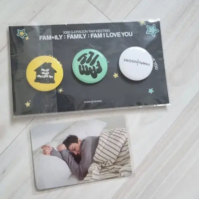 [BUNJANG] G-Dragon Badge + Photocard / 지드래곤 뱃지+포토카드