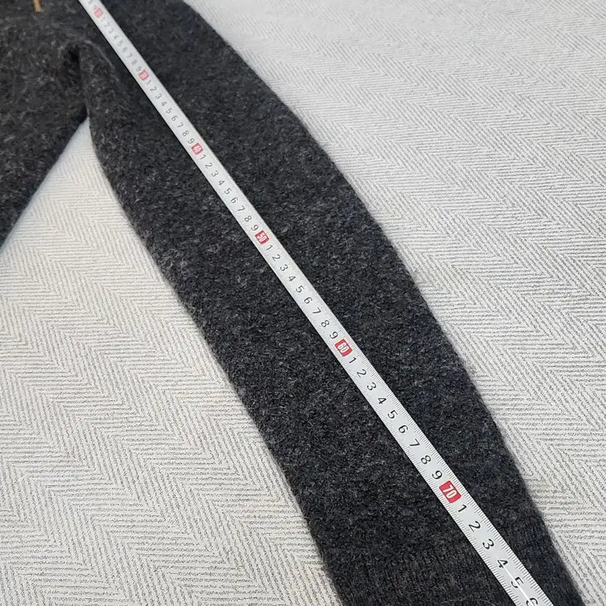 [BUNJANG] Abercrombie &amp; Fitch Neck Zip Round Knit Sweater / [M] 아베크롬비 넥 지퍼 라운드 니트 여성 M 다크그레이