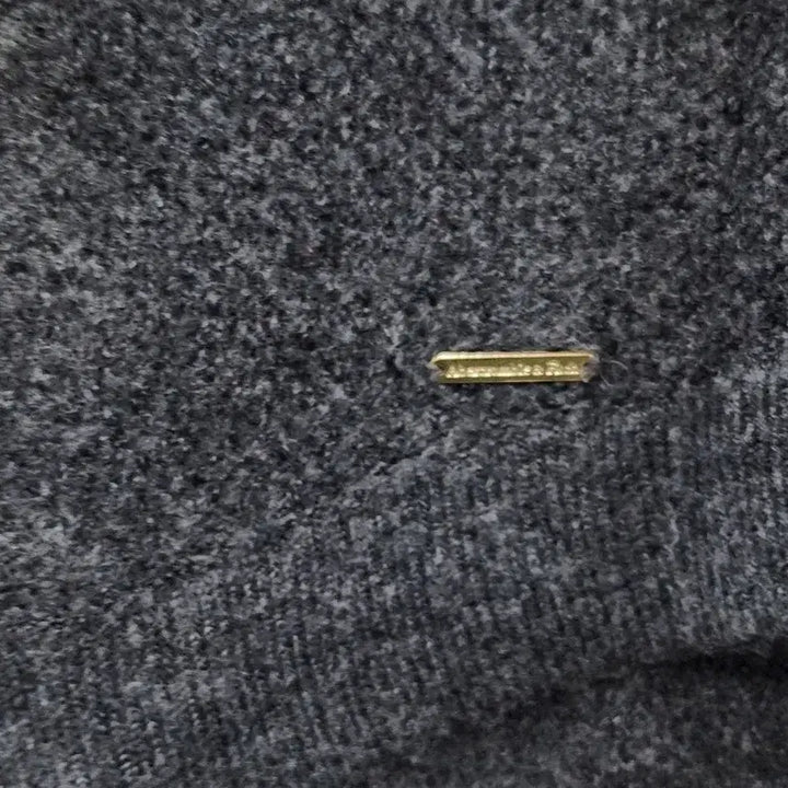 [BUNJANG] Abercrombie &amp; Fitch Neck Zip Round Knit Sweater / [M] 아베크롬비 넥 지퍼 라운드 니트 여성 M 다크그레이