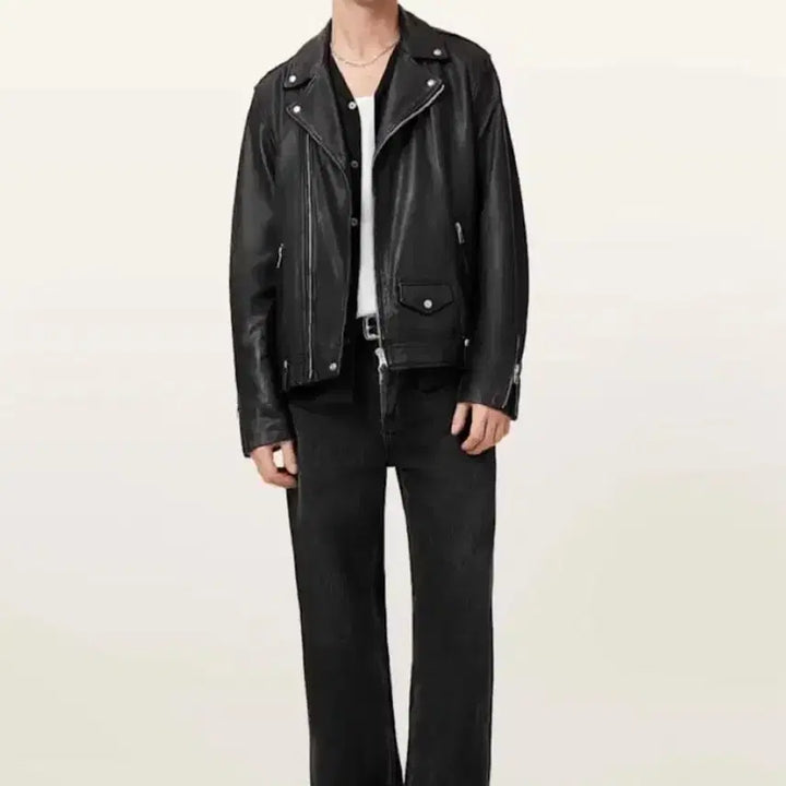 [BUNJANG] AllSaints Milo Rider Leather Jacket / 올세인츠 밀로 라이더 레더 자켓 L 24년도 제품