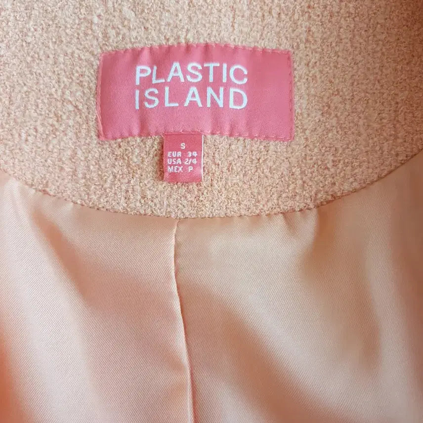 [BUNJANG] Plastic Island Peach-colored Wool Dress / 플라스틱아일랜드