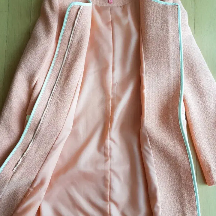 [BUNJANG] Plastic Island Peach-colored Wool Dress / 플라스틱아일랜드