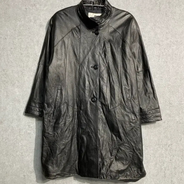 [BUNJANG] Pierre Balmain 90s Sheepskin Leather Coat / [F] 90s Pierre Balmain 발망 양가죽 레더코트