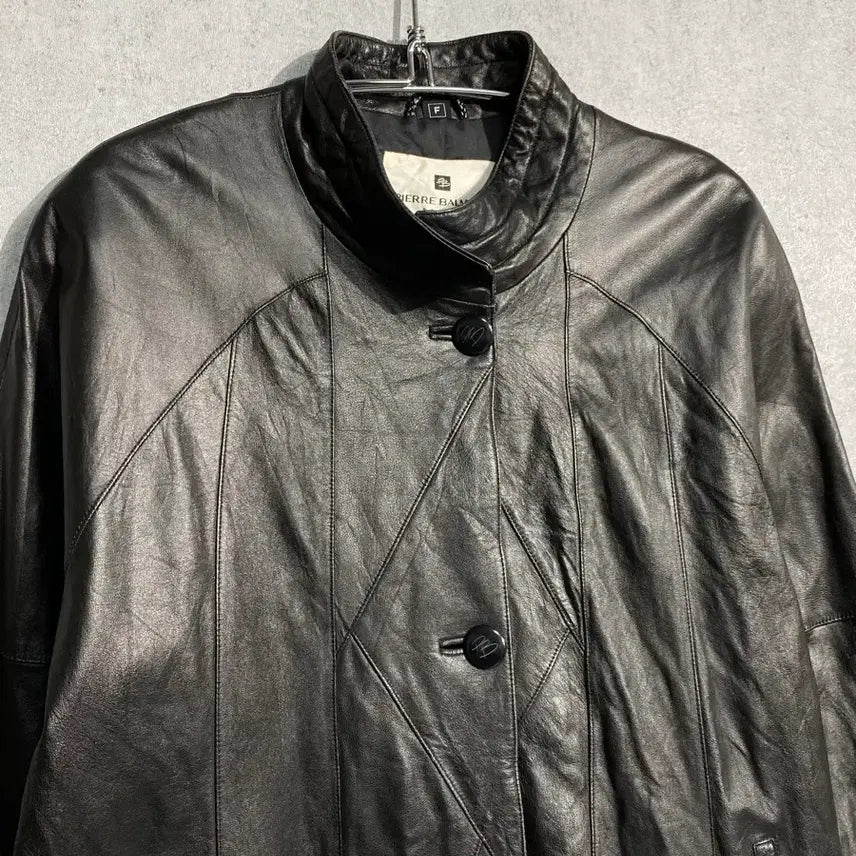 [BUNJANG] Pierre Balmain 90s Sheepskin Leather Coat / [F] 90s Pierre Balmain 발망 양가죽 레더코트