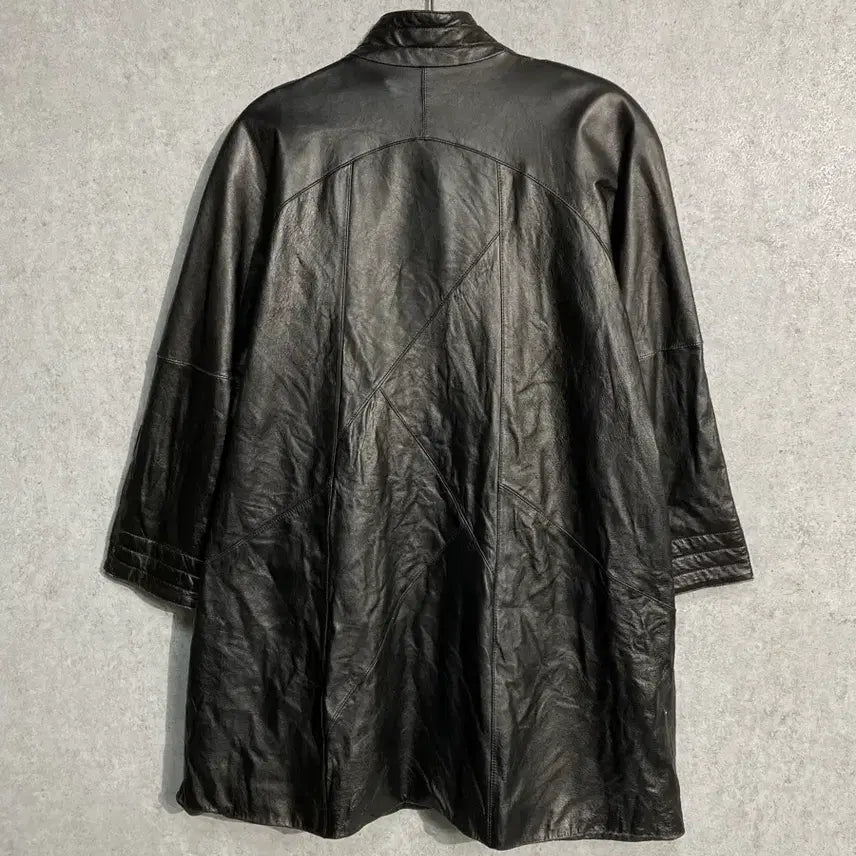 [BUNJANG] Pierre Balmain 90s Sheepskin Leather Coat / [F] 90s Pierre Balmain 발망 양가죽 레더코트