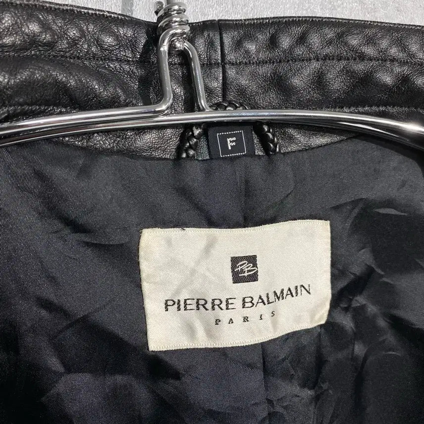 [BUNJANG] Pierre Balmain 90s Sheepskin Leather Coat / [F] 90s Pierre Balmain 발망 양가죽 레더코트