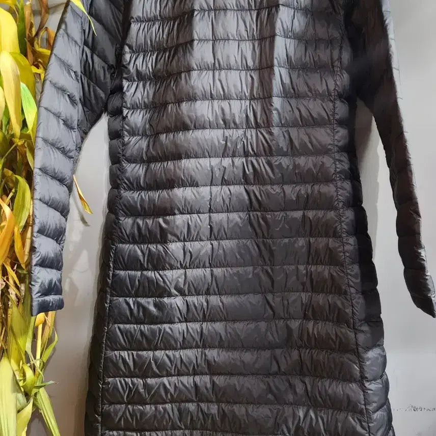 [BUNJANG] Deuter Women's Long Lightweight Down Padded Jacket Black / 도이터 여성 롱 경량 패딩 블랙