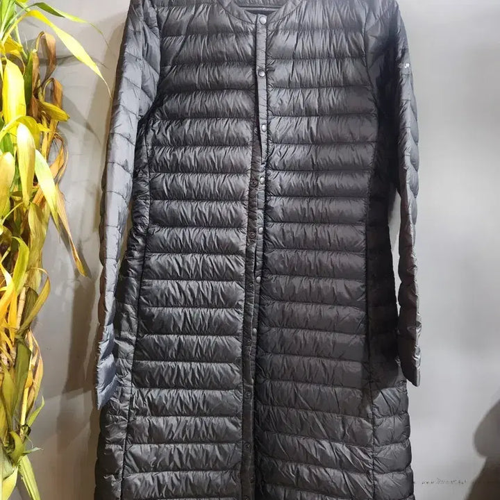 [BUNJANG] Deuter Women's Long Lightweight Down Padded Jacket Black / 도이터 여성 롱 경량 패딩 블랙