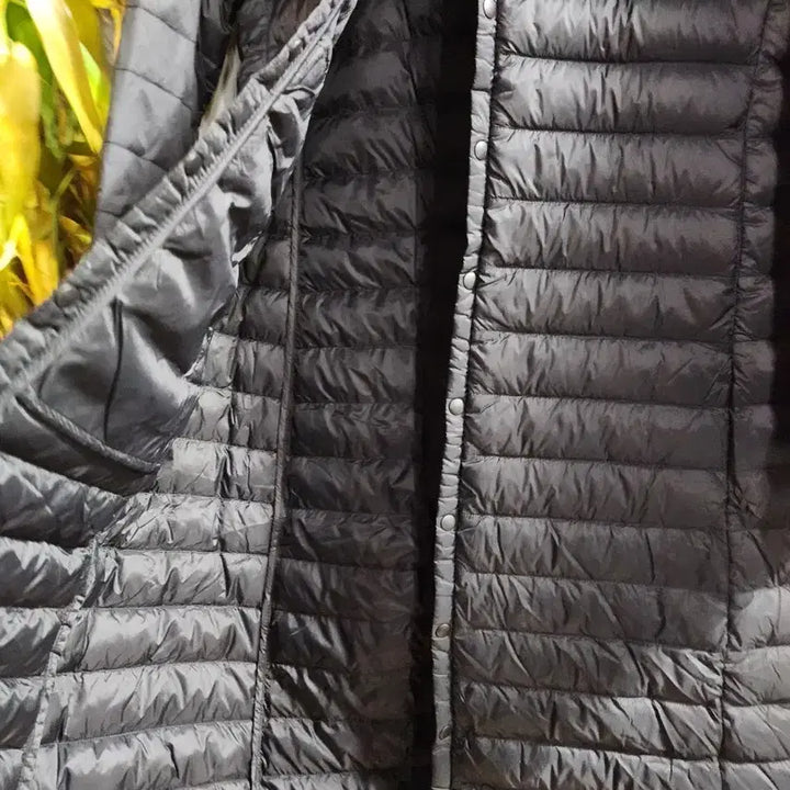 [BUNJANG] Deuter Women's Long Lightweight Down Padded Jacket Black / 도이터 여성 롱 경량 패딩 블랙