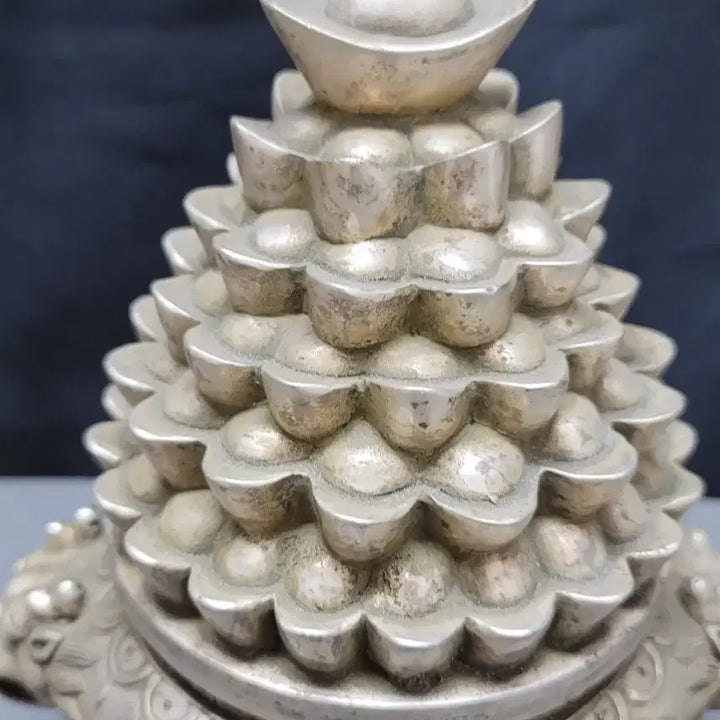 [BUNJANG] Baekdong Dragon Head Tripod Incense Burner / 백동 용두 삼족향로