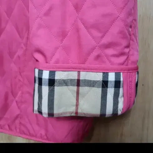 [BUNJANG] Burberry Pink Quilted Jacket L / 버버리 핑크 퀼팅 자켓 L