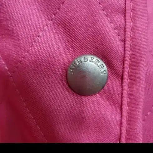 [BUNJANG] Burberry Pink Quilted Jacket L / 버버리 핑크 퀼팅 자켓 L