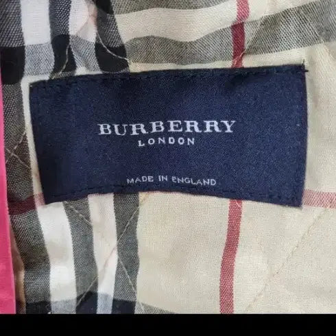 [BUNJANG] Burberry Pink Quilted Jacket L / 버버리 핑크 퀼팅 자켓 L