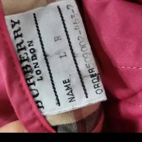 [BUNJANG] Burberry Pink Quilted Jacket L / 버버리 핑크 퀼팅 자켓 L
