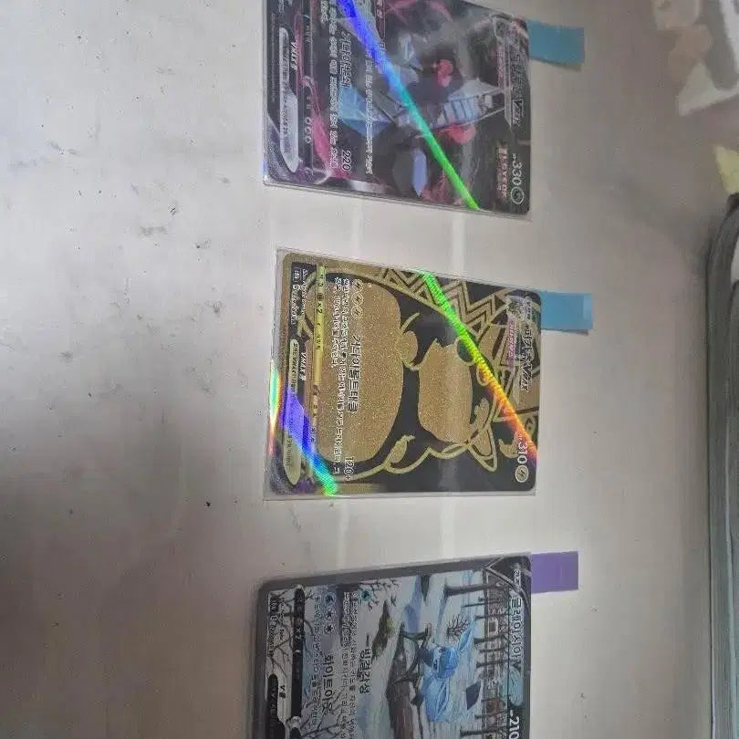 [BUNJANG] Pokemon Duraludon Pikachu Glaceon Card Set / 포켓몬희귀한 카드 두랄로돈 피카츄 글레이시아 등