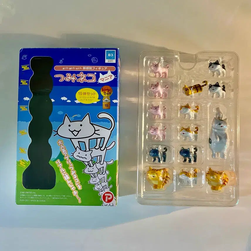 [BUNJANG] Tsumineko Mania Nyan-ko Figure Stack / [고전] 츠미네코 매니아 냥코 피규어 탑쌓기