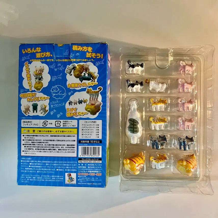 [BUNJANG] Tsumineko Mania Nyan-ko Figure Stack / [고전] 츠미네코 매니아 냥코 피규어 탑쌓기