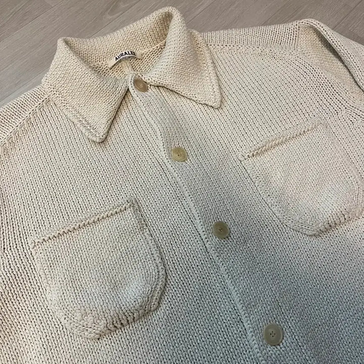 [BUNJANG] AURALEE Cardigan Ivory 3 / AURALEE 가디건 아이보리 3