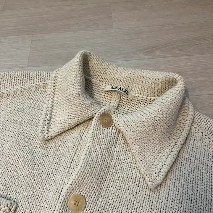 [BUNJANG] AURALEE Cardigan Ivory 3 / AURALEE 가디건 아이보리 3