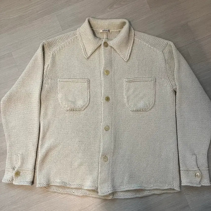 [BUNJANG] AURALEE Cardigan Ivory 3 / AURALEE 가디건 아이보리 3