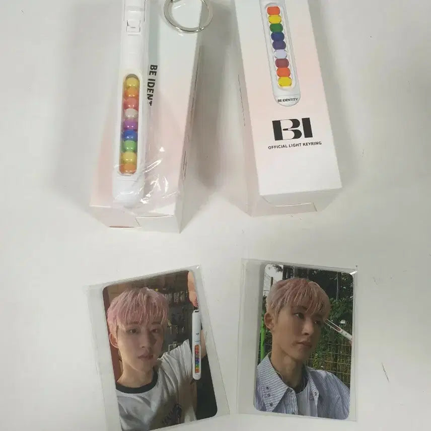 [BUNJANG] BI Official Light Keyring Photocard Set / BI 비아이 Official Light Keyring 2세트 + 포카