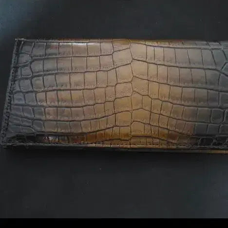 [BUNJANG] Genuine Crocodile Leather Long Wallet / 악어가죽 장지갑 판매합니다