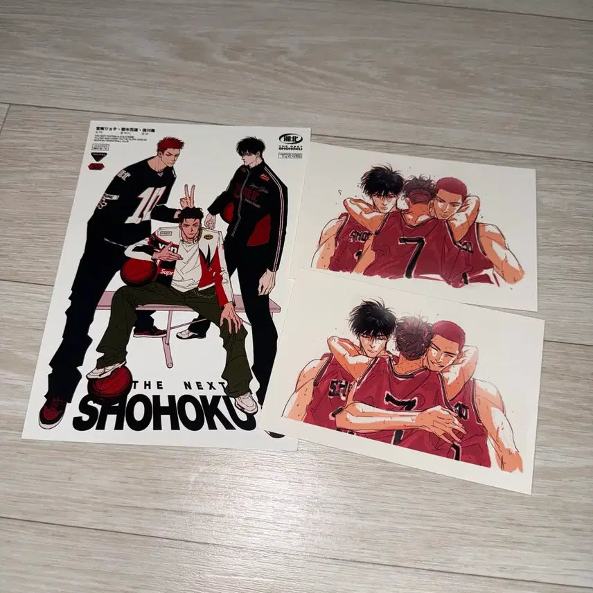 [BUNJANG] Slam Dunk Shohoku Bundle Set Poster Postcard / 슬램덩크 아서님 쇼호쿠 강백호 송태섭 서태웅 포스터 엽서 일괄