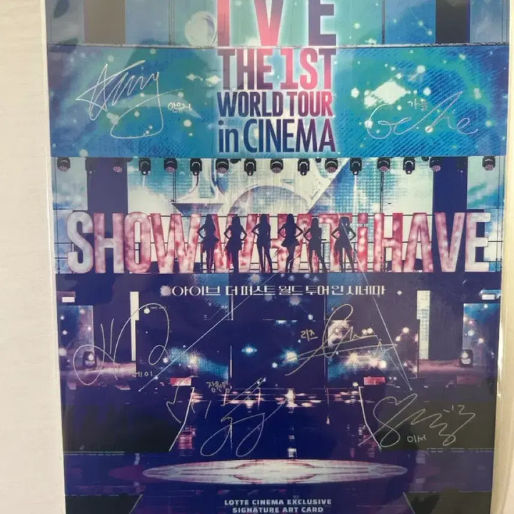 [BUNJANG] IVE World Tour Film / 급처 ) 롯데 시네마 아이브 월드투어 영화 필름