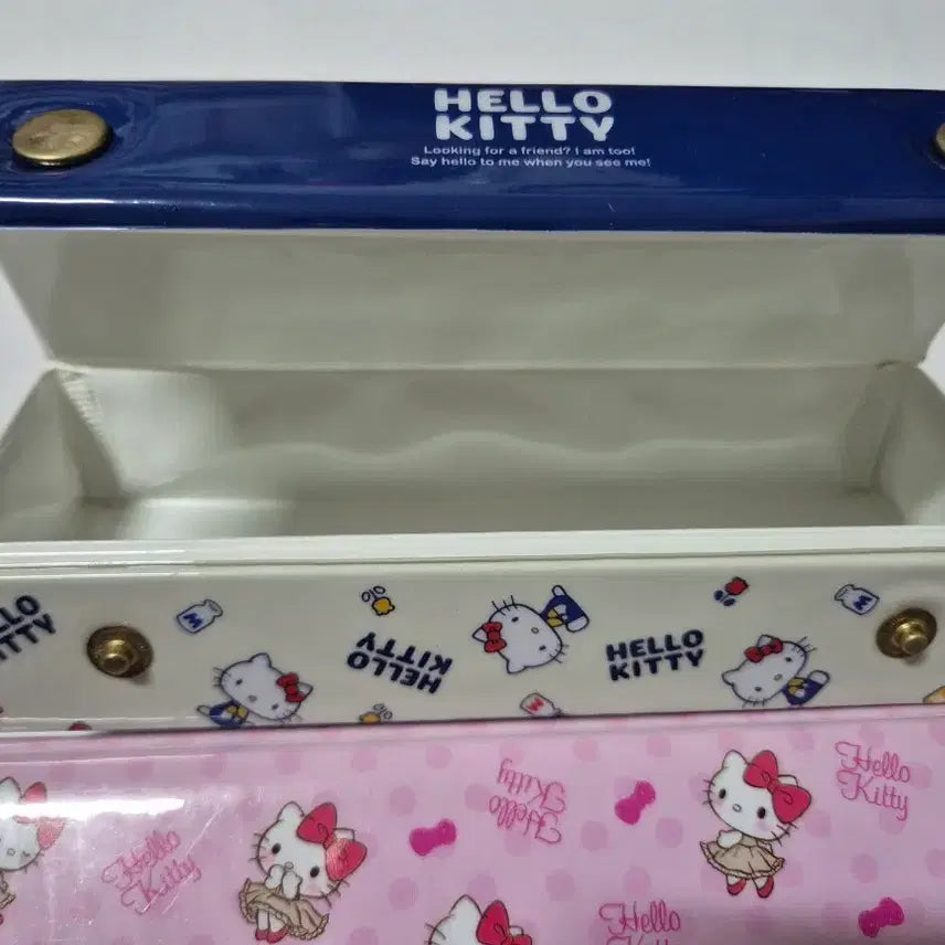 [BUNJANG] Kitty Plush Pencil Case / 고전문구 키티 폭신 필통