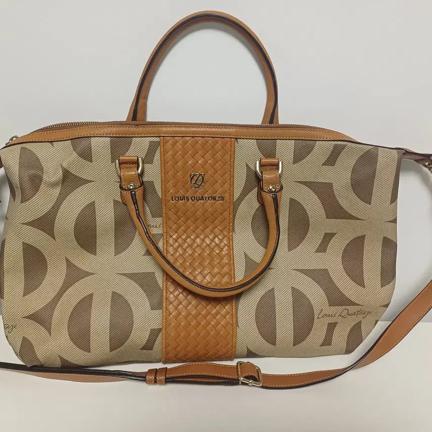 [BUNJANG] Louis Quatorze Monogram Weaving 2-Way Tote Bag / 루이까또즈 빈티지 모노그램 위빙 2-way 토트백