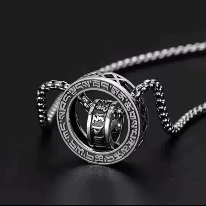 [BUNJANG] Om Mani Padme Hum Silver Necklace / 옴마니반메훔 실버  목걸이