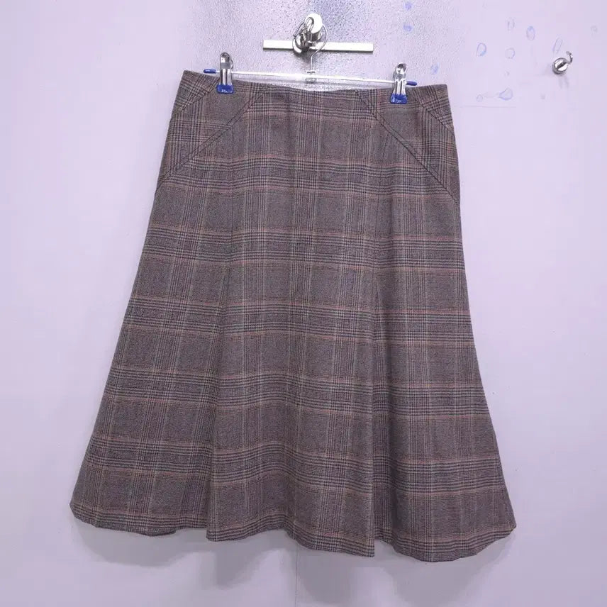 [BUNJANG] She'zmiss Wool Blend Flare Skirt / 쉬즈미스) 거의새거 울혼방 플레어 스커트 -66