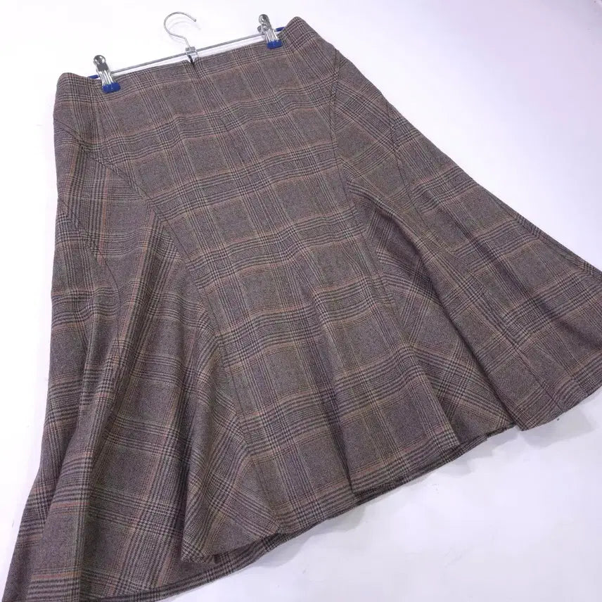 [BUNJANG] She'zmiss Wool Blend Flare Skirt / 쉬즈미스) 거의새거 울혼방 플레어 스커트 -66