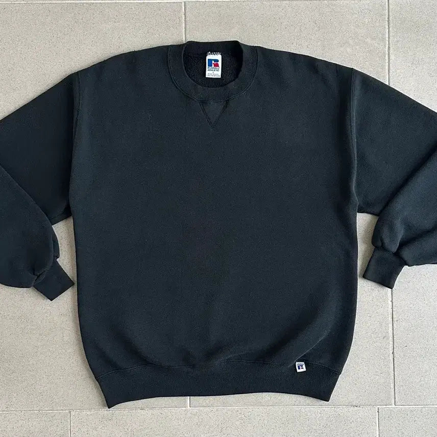 [BUNJANG] Russell 90s Vintage Sweatshirt Black L / 90s 빈티지 러셀 스웻셔츠 블랙 L USA