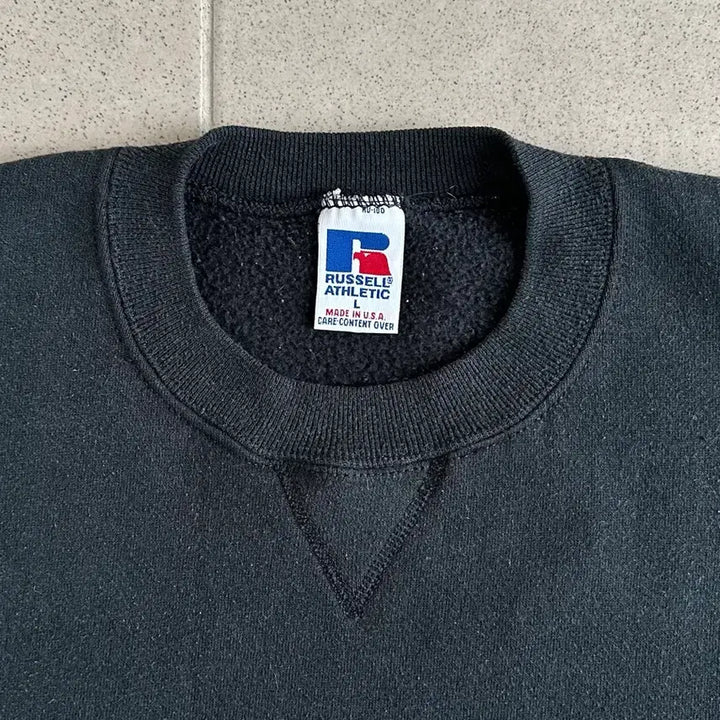 [BUNJANG] Russell 90s Vintage Sweatshirt Black L / 90s 빈티지 러셀 스웻셔츠 블랙 L USA