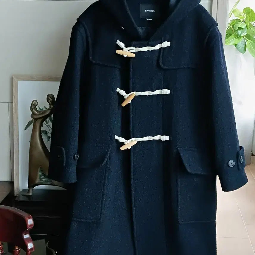 [BUNJANG] Covernat Navy Duffle Coat / 커버낫 네이비 더플 코트(66까지가능)