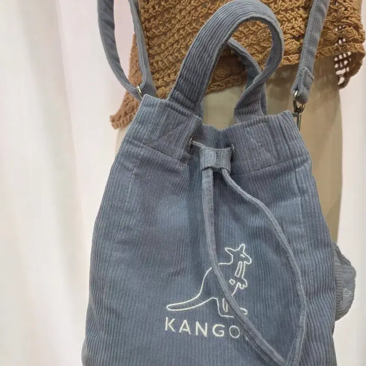 [BUNJANG] Kangol Corduroy Bucket Bag / 캉골 코듀로이 버킷백