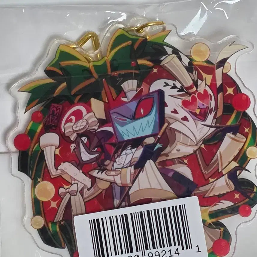 [BUNJANG] Hazbin Hotel Vees Holiday Keyring / 해즈빈호텔 홀리데이 Vees 키링