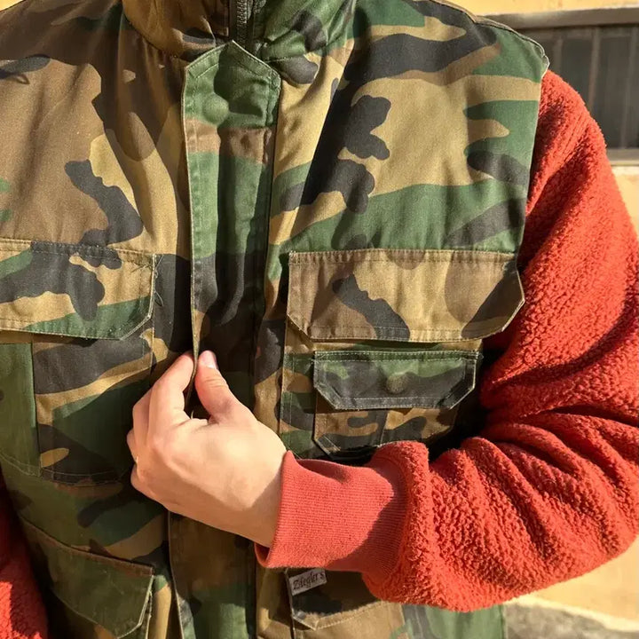 [BUNJANG] Vintage Military Camo Field Vest / 빈티지 밀리터리 조끼