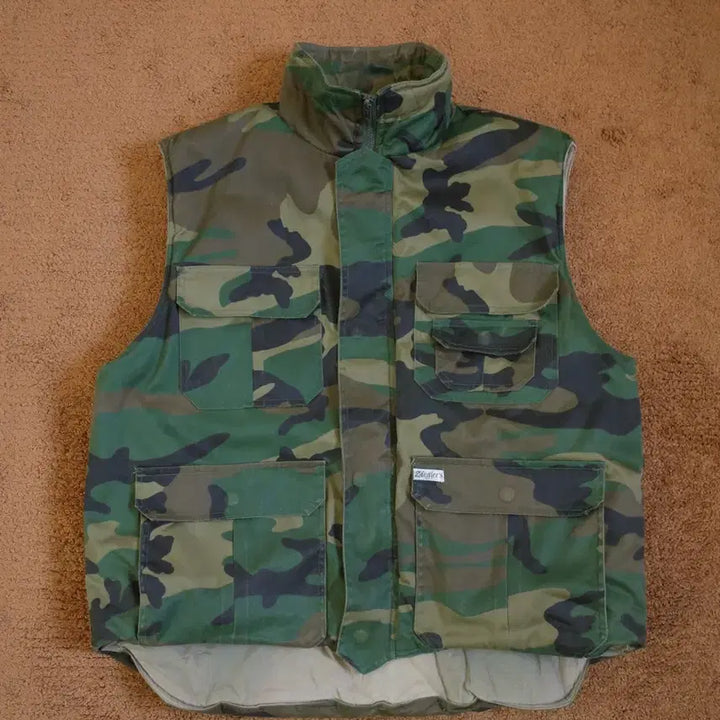 [BUNJANG] Vintage Military Camo Field Vest / 빈티지 밀리터리 조끼