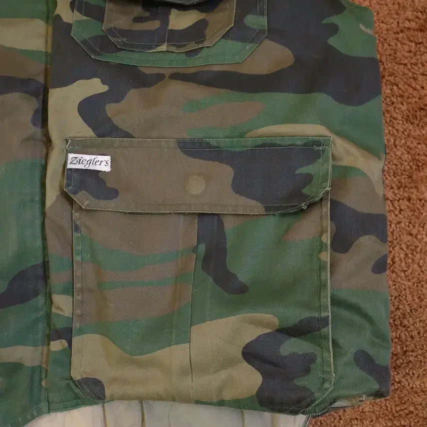 [BUNJANG] Vintage Military Camo Field Vest / 빈티지 밀리터리 조끼