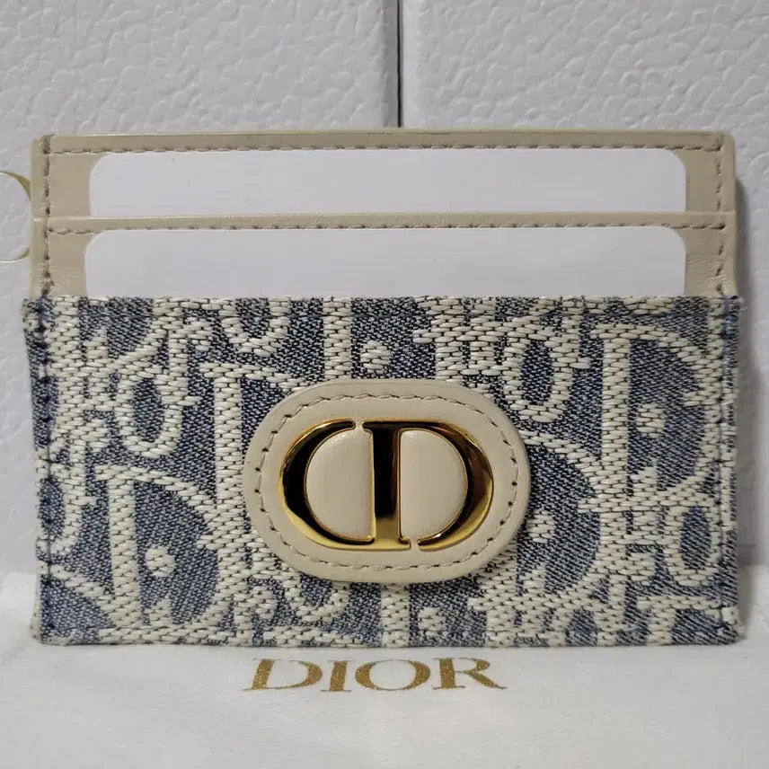 [BUNJANG] Dior Oblique Montaigne Card Holder Light Biscuit / [유일매물/한정판] 디올 오블리크 몽테인 카드홀더 카드지갑 라이트 비스킷