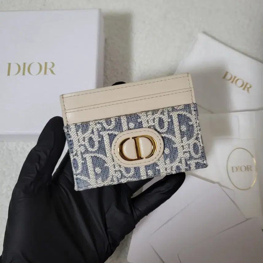 [BUNJANG] Dior Oblique Montaigne Card Holder Light Biscuit / [유일매물/한정판] 디올 오블리크 몽테인 카드홀더 카드지갑 라이트 비스킷