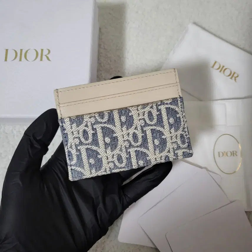 [BUNJANG] Dior Oblique Montaigne Card Holder Light Biscuit / [유일매물/한정판] 디올 오블리크 몽테인 카드홀더 카드지갑 라이트 비스킷