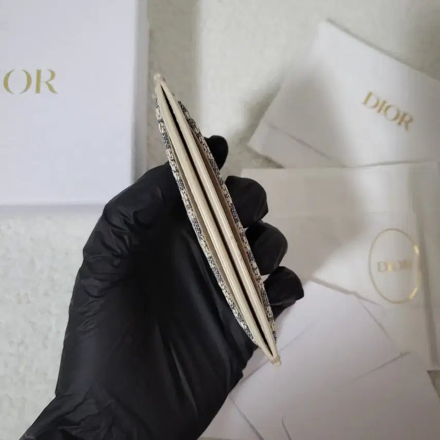 [BUNJANG] Dior Oblique Montaigne Card Holder Light Biscuit / [유일매물/한정판] 디올 오블리크 몽테인 카드홀더 카드지갑 라이트 비스킷