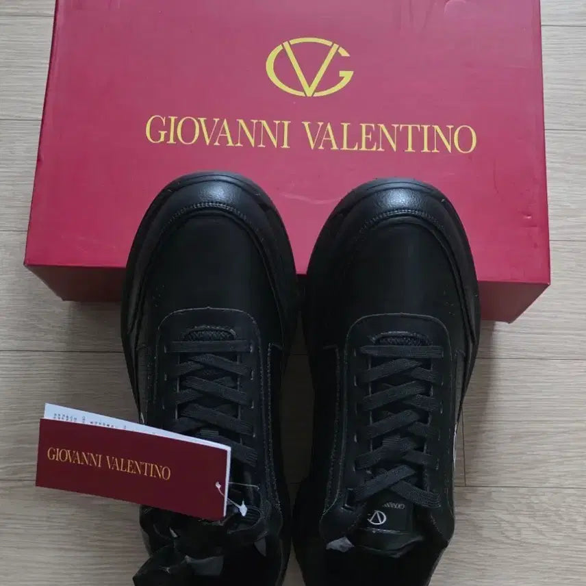 [BUNJANG] Giovanni Valentino Black Sneakers / 지오반니 발렌티노 블랙 스니커즈 새상품