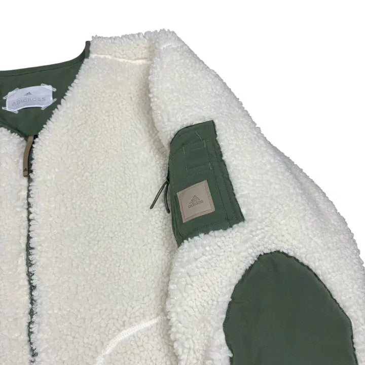 [BUNJANG] Adidas Reversible Quilted Sherpa Jacket / 아디다스 리버시블 퀼팅 쉐르파